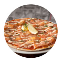 Pizza - Salmon pizza